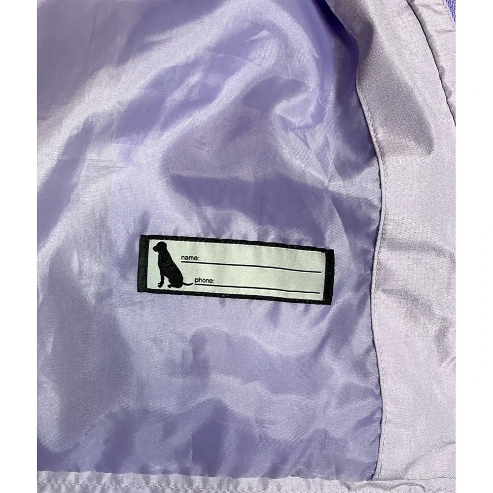 Eddie Bauer Kids Windbreaker Jacket Lavender Long Sleeve Girls Large 14-16
